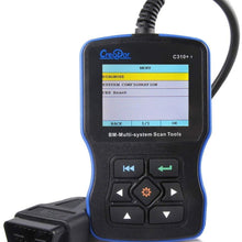 CREATOR C310+ for BMW/Mini Latest V8.0 OBD II Code Scanner Full System Check ABS/SRS/DSC/Engine/EPS/Auto Transmission/Air Condition/Instrument Diagnostic Scan Tool