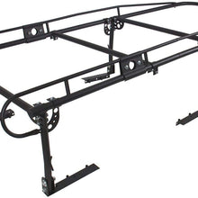 7BLACKSMITHS Full Size Truck Contractors Rack Ladder Pickup Kayak Lumber Rack Side Bar Long Cab（You Will get 2 Boxes）