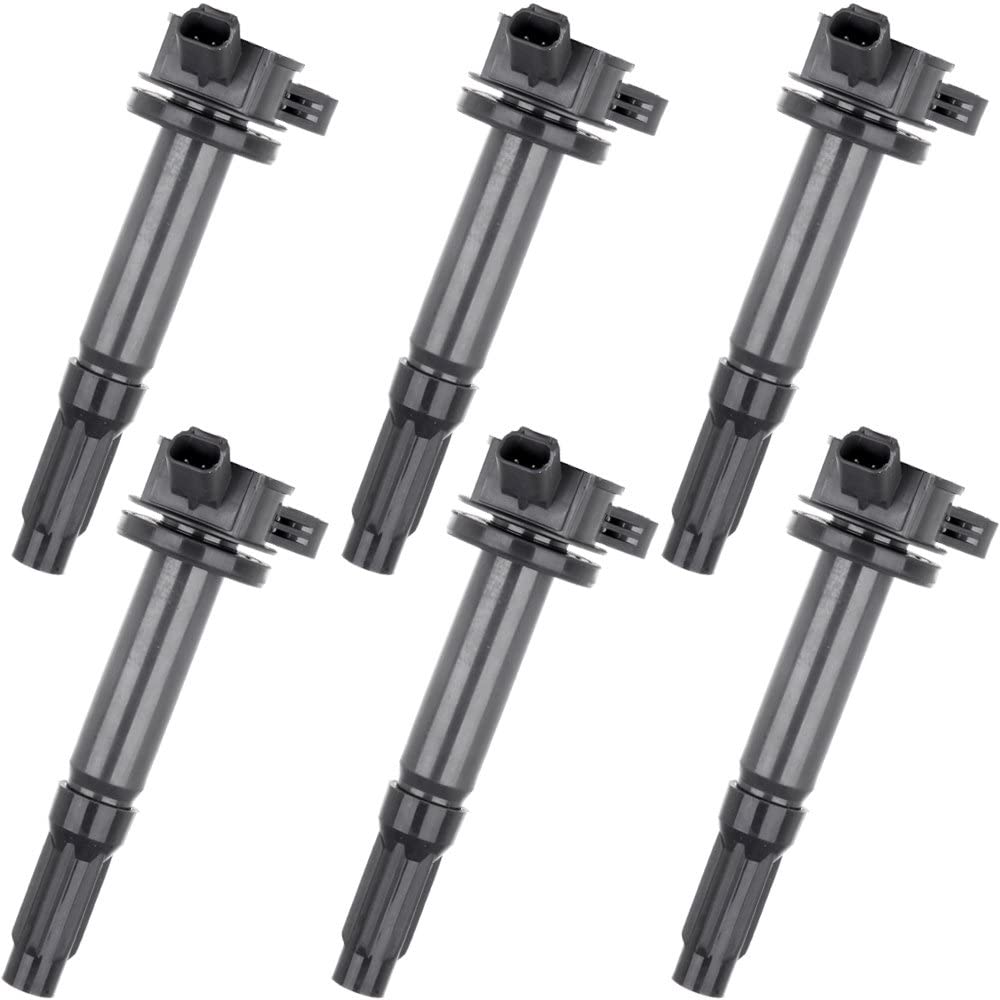 OCPTY Set of 6 Ignition Coils Compatible with OE: DG514 Fit for Mazd-a Tribute Lincol-n Zephyr For-d Escape/Fusion Mercur-y Milan/Mariner 2006-2012