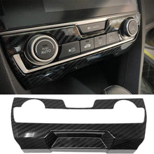 GZXinWei Center Console Panel Trim ABS Carbon Fiber Style Interior Decoration Accessories for Honda 10th Gen Civic 2016 2017 2018 2019 2020