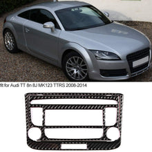 Suuonee Car Panel Decoration,Carbon Fiber Car Air Conditioner Panel Decoration Fit for Audi TT 8n 8J MK123 TTRS 2008-2014