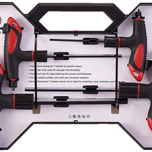 Lichamp T Handle Allen Wrench Set Metric, Meter Thandle Tee Handle Allen Hex Key Set MM, 2 2.5 3 4 5 6 8 10mm, 8-Pieces HeavyDuty Excellent Set
