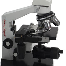 GEMKOLABWELL school Biology Student Lab Vet INCLINDE MONOCULAR Microscope with Movable Abbe Condenser N.A Micron Fine Focus - Rechargeable LED Light