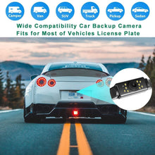 Car Backup Camera, Rear View Camera HD 6LED Night Vision,Waterproof Reverse Camera 140° Wide View Angel with Multiple Mount Brackets for Universal Cars,SUV,Trucks,RV and More