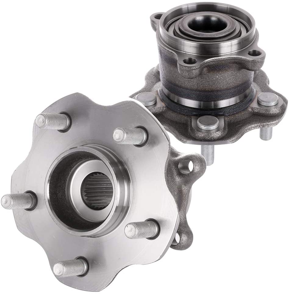 512535 Rear Wheel Bearing and Hub Assembly For 2017 Nissan Rogue 5-Lug AWD Model Only Non ABS 2 Pack