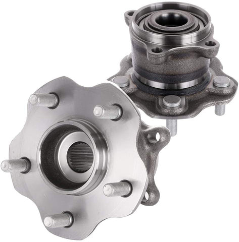 512535 Rear Wheel Bearing and Hub Assembly For 2017 Nissan Rogue 5-Lug AWD Model Only Non ABS 2 Pack