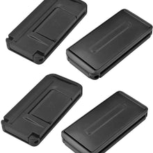 Car Seat Belt Adjuster，Seatbelt Clips - Provides Comfort for Neck and Shoulder While Driving! (4Pcs Black)