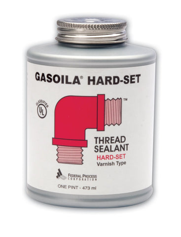 Gasoila Hard-Set Red Varnish Thread Sealant, -60 to 350 Degree F, 1/4 pint Can