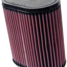 K&N Universal Clamp-On Air Filter: High Performance, Premium, Washable, Replacement Engine Filter: Flange Diameter: 2.75 In, Filter Height: 7 In, Flange Length: 1 In, Shape: Oval, RU-1550