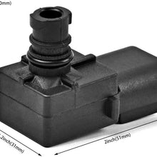 OTUAYAUTO Manifold Absolute Pressure Sensor MAP Sensor- Replacement for Dodge Challenger Charger Durango, Jeep Wrangler Cherokee Grand Cherokee, Ram- fits 2005-2018 Vehicles - OEM Aftermarket