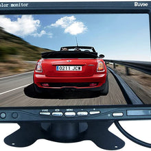 7 inch Rearview Car LCD Monitor, Buyee Portable 7" TFT LCD Digital with HD Full Color Wide Screen for Car Rear View Backup Camera