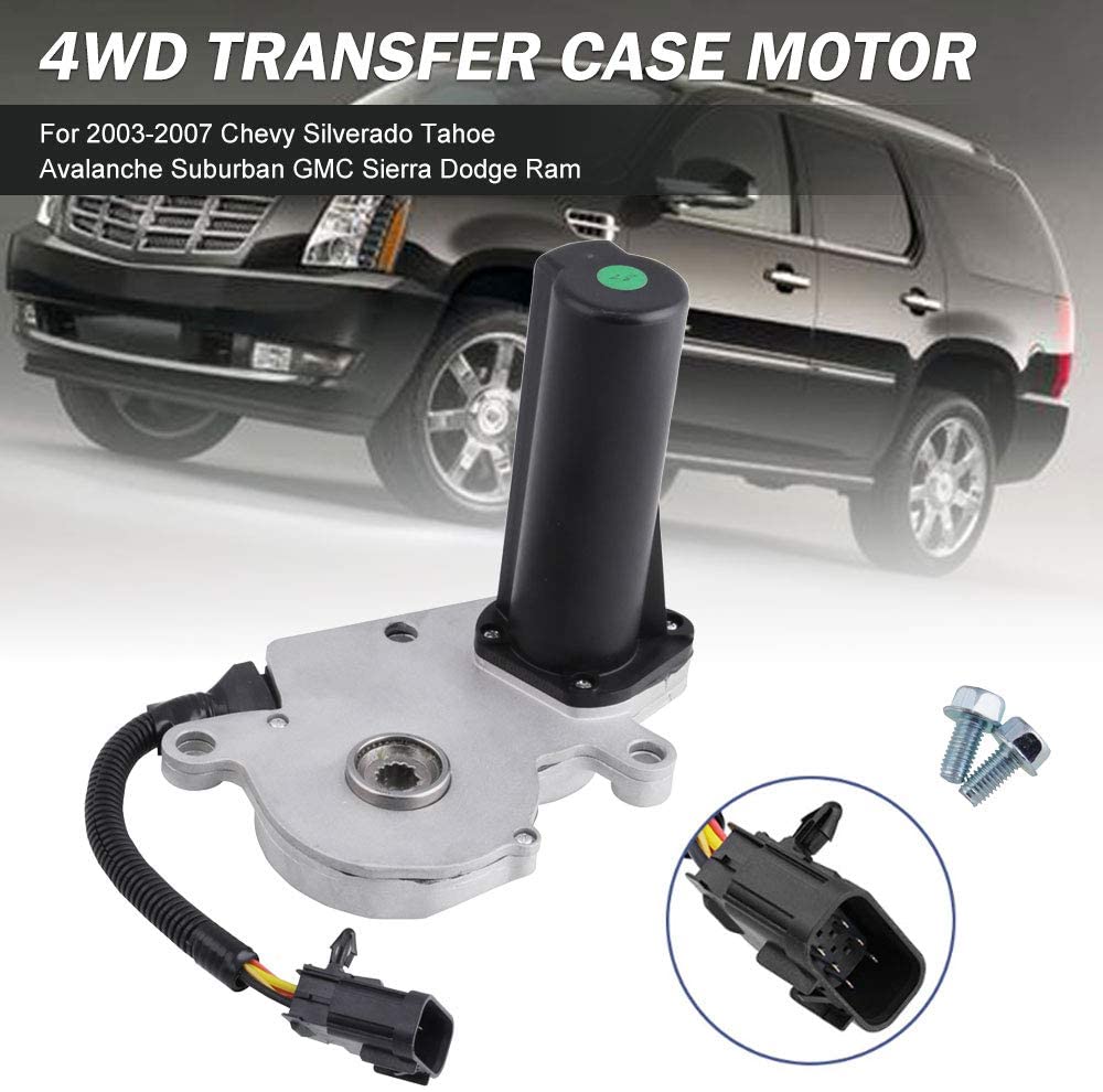 RYANSTAR 4WD Transfer Case Encoder Motor Compatible with Chevy Silverado Tahoe Avalanche Suburban Dodge Ram 1500 2500 GMC Sierra Yukon XL 2003-2010 Replace 5170543AA 88962314