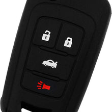 KeyGuardz Keyless Entry Remote Car Key Fob Outer Shell Cover Soft Rubber Protective Case For Chevy Buick GMC OHT01060512