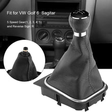 Car Gear Shift Knob, 5 Speed Auto Gear Shifter Boot Cover Replacement Gearstick Gaiter Boot for Golf 6 MK5 MK6 Jetta 2005-2014