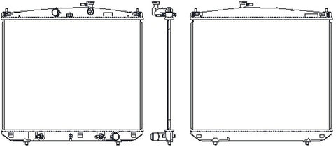 OE Replacement Radiator (Partslink Number LX3010155)