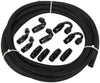 ANPART AN6 16.4Ft Braided Fuel Line Hose Nylon braided fuel gas pipe hose and AN6 10 pcs Swivel Hose End Fittings