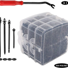 UTSAUTO 620Pcs Car Retainer Clips & Plastic Fasteners Kit Fender Rivet Clips 16 Most Popular Sizes Auto Push Pin Rivets Set for Toyota GM Ford Honda Acura Chrysler