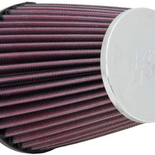 K&N Universal Clamp-On Air Filter: High Performance, Premium, Replacement Filter: Flange Diameter: 3.125 In, Filter Height: 5.4375 In, Flange Length: 0.71875 In, Shape: Round Tapered, RC-9240
