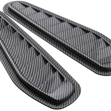 GoolRC 1 Pair Universal Car Decorative Air Flow Intake Scoop Vent Cover Hood Fender
