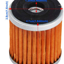 HIFROM Air Filter Element Cleaner with Oil Filter Spark Plug Kit Replacement for 1996-2005 Yamaha Wolverine 350 YFM350FX 4x4R 1999 Big Bear 350 YFM350FW Replace 1UY-14451-00-00 1UY134400100