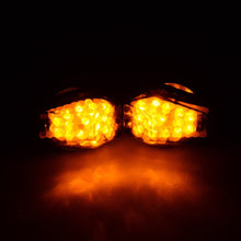 15 Amber LED Flush Mount Smoke Turn Signal Indicator Blinker Light Universal For Motorcycle Sport Street Racing Bike