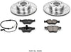 Power Stop K4590 Front Brake Kit with Drilled/Slotted Brake Rotors and Z23 Evolution Ceramic Brake Pads