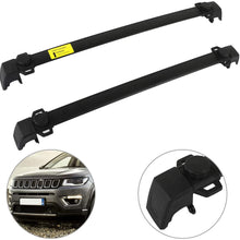 ECCPP Roof Top Cross Bar Set Fit for Jeep Compass 2011 2012 2013 2014 2015 2016,Aluminum Roof Rack Luggage Cargo Carrier Rails