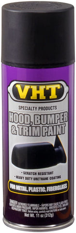 VHT Hood, Bumper & Trim Paint Satin Spray Black 11 Oz.
