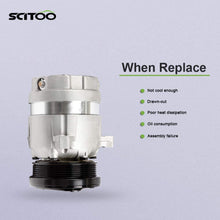 SCITOO A/C Compressor Compatible with 2004-2007 for Chevrolet Optra for Suzuki Forenza 2.0L CO 10539C