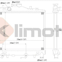 Klimoto Radiator | fits Ford Festiva 1988-1993 1.3L L4 | KLI263