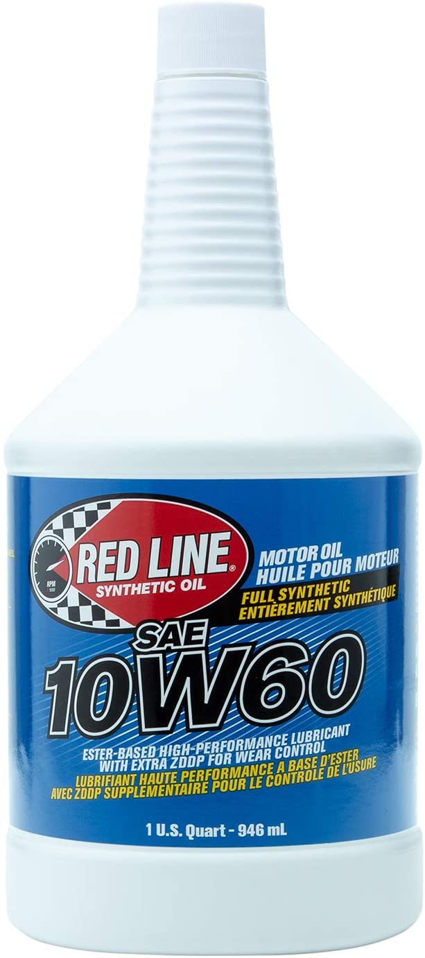 Red Line 11704-12PK 10W60 Motor Oil, 1 Quart, 12 Pack