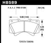 Hawk Performance HB589Y.704 LTS Brake Pad