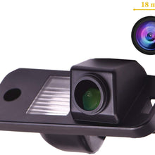 HD 1280x720p Reversing Camera Integrated in Number Plate Light License Rear View Backup Camera Waterproof Night Vision for Hyundai Santa Fe IX25 2014 2015 Azera Carens Creta