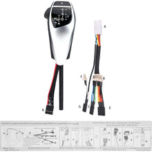 Acouto Automatic LED Gear Shift Knob Manual Shifter Knob for BMW E46 E60 E61 E63 E64(Carbon Fiber)