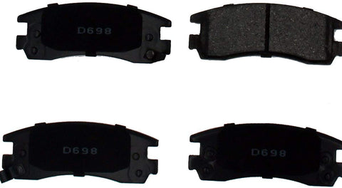 OE·Fit D698 Ceramic Disc Brake Pad Rear