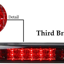 Replacement for 04-12 Chevy Colorado 04-12 GMC Canyon LED High Mount LED 3rd Tail Brake/Cargo Light (Chrome+Smoke)