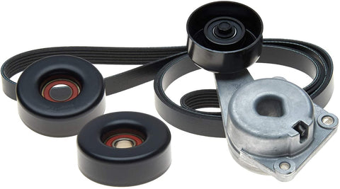 ACDelco ACK061025 Professional Automatic Belt Tensioner and Pulley Kit with Tensioner, Pulleys, and Belt