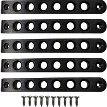 Vijay 2007-2017 Jeep Wrangler JK and Infinity 4 Door Black Brushed Aluminum Door Handle Insert Trim