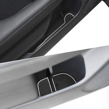 Auovo Anti dust Mats for 2015-2019 Subaru Outback and Subaru Legacy Interior Accessories Custom Fit Door Pocket Liners Cup Holder Pads Console Mats(16pcs/Set) (White)