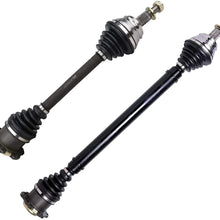 Bodeman - Pair 2 Front Left & Right CV Axle Drive Shaft Assembly for 1999-2005 VW Volkswagen Jetta Models (Check Specific Fitment)