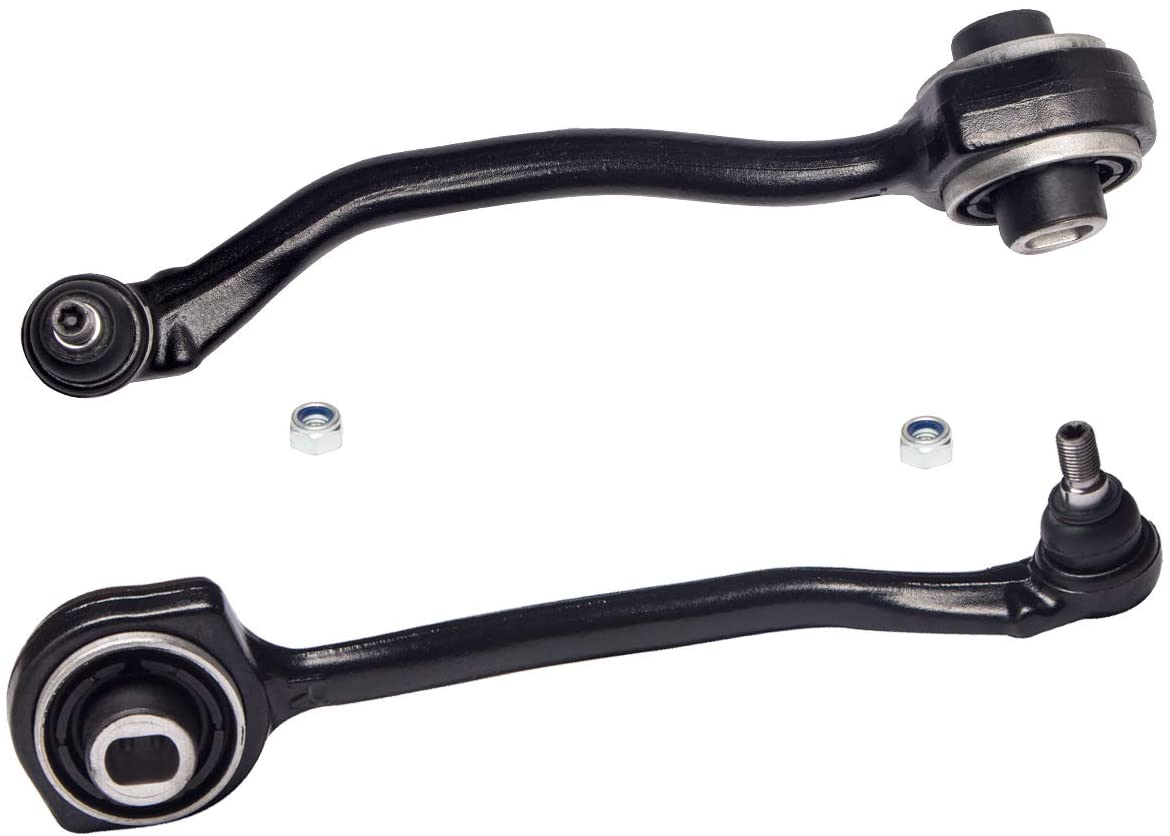 AUQDD 2PCS K80533 K80534 Left & Right Suspension Front Lower Rearward Control Arm and Ball Joint Assembly Compatible With Mercedes-Benz C230 C280 C55 AMG CLK320 CLK550 SLK350 SLK55 AMG