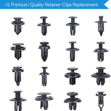 EZYKOO 625Pcs Car Push Retainer Clips & Plastic Fasteners Kit - 16 Most Popular Sizes Auto Push Pin Rivets Set Nylon Bumper Fender Rivets Clips Door Trim Panel Clips Compatible with GM Toyota Honda