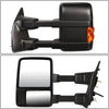 DNA Motoring TWM-027-T666-BK-AM+DM-074 Pair of Towing Side Mirrors + Blind Spot Mirrors