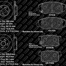 Max Brakes Front & Rear Elite Brake Kit [ E-Coated Slotted Drilled Rotors + Ceramic Pads ] KT104683 | Fits: 2013 13 Honda Civic EX/EX-L Models