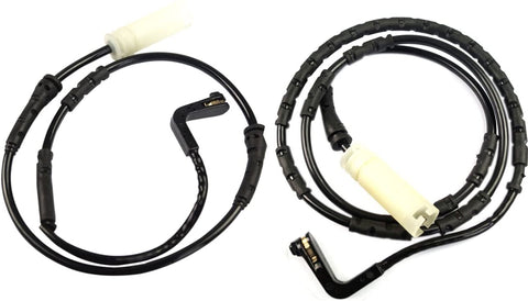 Bapmic 34356789440 + 34356789445 Front and Rear Brake Pad Wear Sensor for BMW