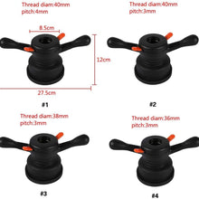 Wheel Balancer Parts Tire Change Tool 36/38/40mm 3/4mm Nut Wheel Balancer Quick Release Wing Nut & Pressure Cup Hub Tire Balancer Wing Nut(Thread Diameter 40mm, Pitch 3mm)