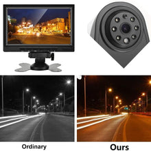 HD 720p Night Vision 3rd Brake Light Reversing Backup Camera +7.0 inch TFT Monitor Display for Ford Transit F150/F250/F350 V636 Transit 8 Transit Jumbo 2014-2019