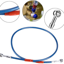 Motorcycle Brake Hose, 96cm Motorcycle Stainless Steel B-raided Hose Brake Hose