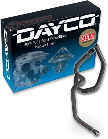 Dayco Heater Hose for 1997-2002 Ford Expedition 5.4L 4.6L V8 - Heater To Pipe HVAC Radiator Coolant Heating