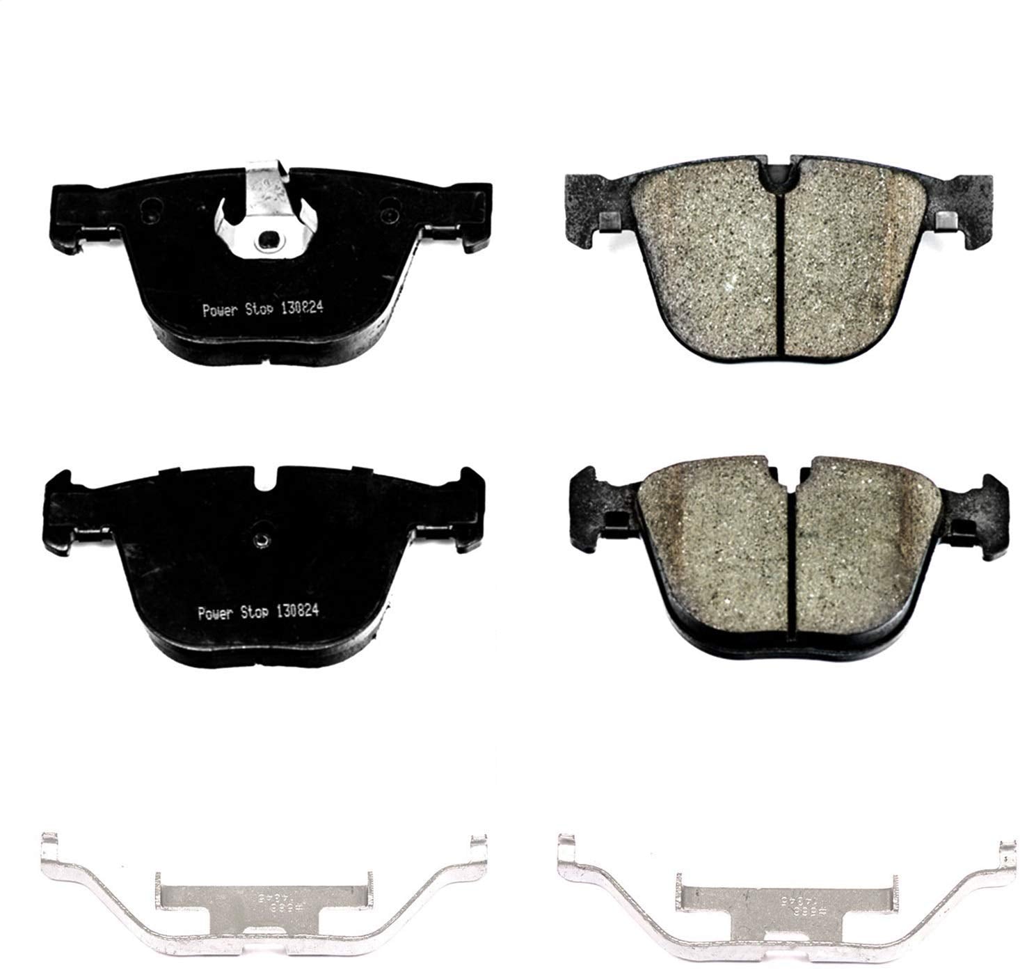 Power Stop 17-919B, Z17 Rear Ceramic Brake Pads with Hardware